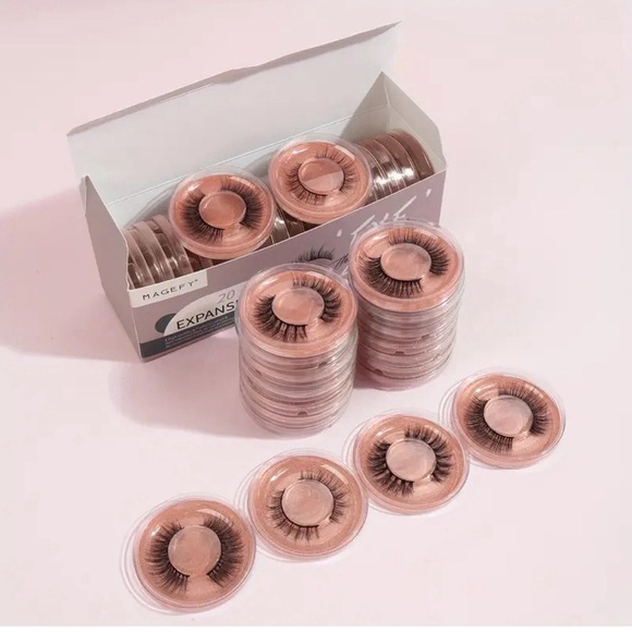 20 Pairs Mink Eyelashes Glamorous False Eyelashes for Elegance 👠 - Picture 2 of 5